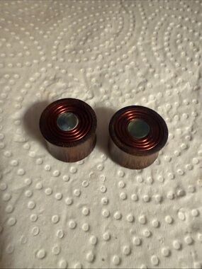 Wood, Copper and Abalone Plugs New without Tags